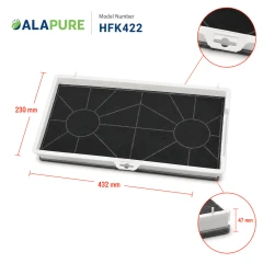 Alapure Koolstoffilter geschikt voor Bosch 00465577 / 465577