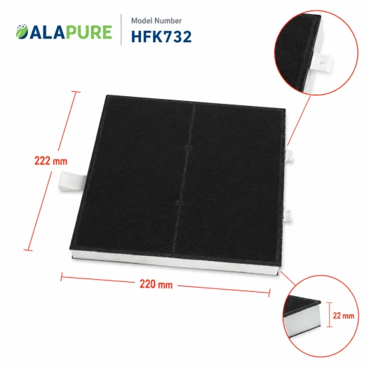 Alapure HFK732 Koolstoffilter geschikt voor 360732 / 00360732 / DRZ94UC / AA260112