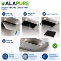 Alapure HFK732 Koolstoffilter geschikt voor 360732 / 00360732 / DRZ94UC / AA260112