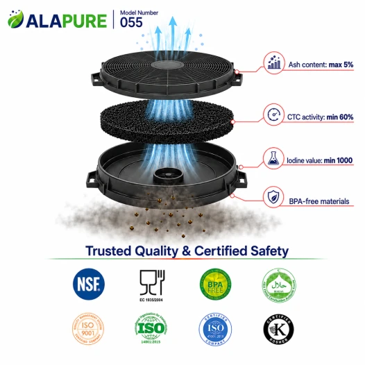 Alapure Koolstoffilter geschikt voor Galvamet X39.C90 / X37.C90 / X36.90 / X37.90