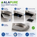 Alapure Koolstoffilter geschikt voor Bosch 00744077 / 00669659 / 744077