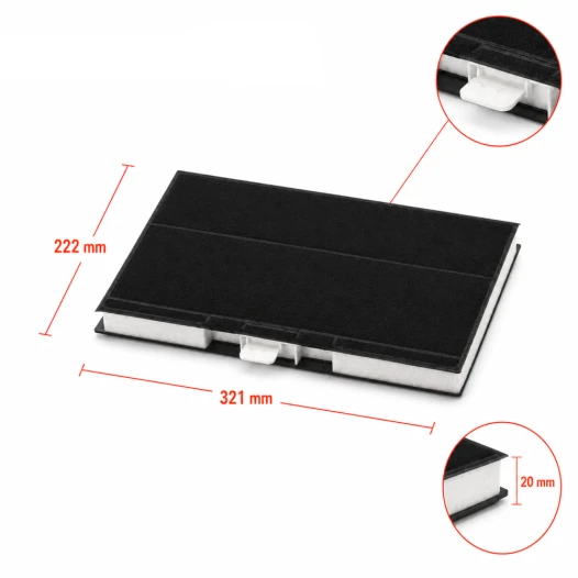 Bosch Koolstoffilter 00744077 / 00669659 / 744077