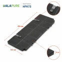 Alapure Koolstoffilter geschikt voor Zanussi MCFB82ST / 9029865806 