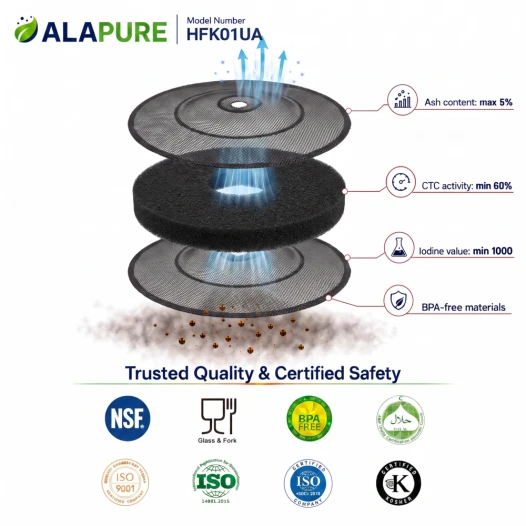 Alapure Koolstoffilter geschikt voor Airlux Type A / WA48.5