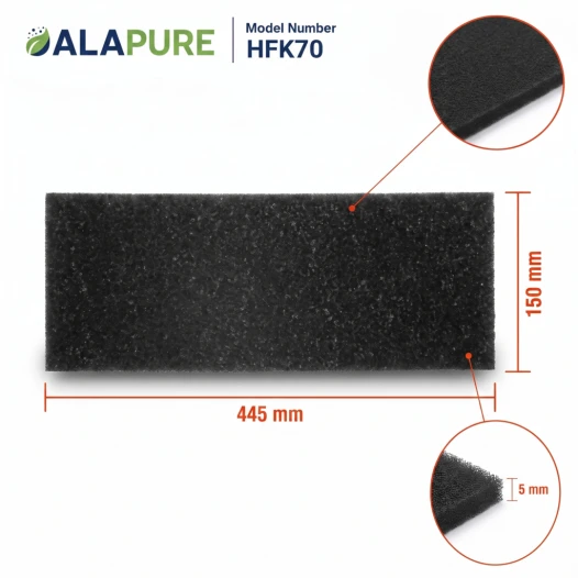 Alapure HFK80 koolstoffilter geschikt voor DeDietrich Koolstoffilter DHK306AP1