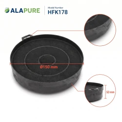 Alapure Koolstoffilter geschikt voor Bosch 00644366 / 00353121 / DHZ5425 / DHZ5465 / LZ55250 / LZ55350