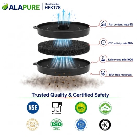 Alapure Koolstoffilter geschikt voor Siemens 00353121 / 353121 / LZ51400