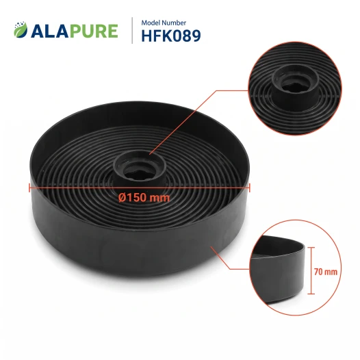 Alapure koolstoffilter geschikt voor Gorenje FWK-130 / 408994 / AH122 (2st.)