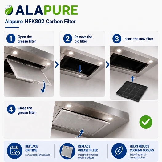 Alapure Koolstoffilter geschikt voor DeDietrich AH4063U1 / 77X9377