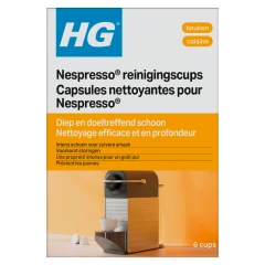 HG reinigingscups voor Nespresso machines