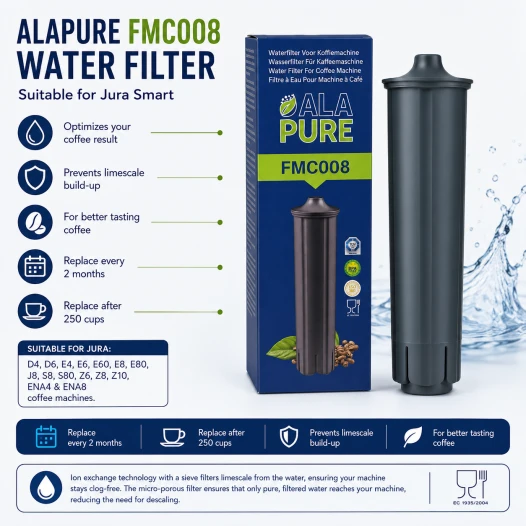 Alapure Waterfilter geschikt voor Jura Smart