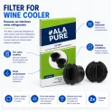 Alapure Wijnklimaatkast Filter geschikt voor Liebherr FreshAir 9447050