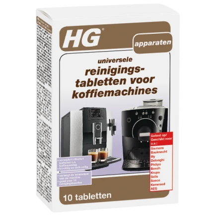 HG universele reinigingstabletten voor koffiemachines