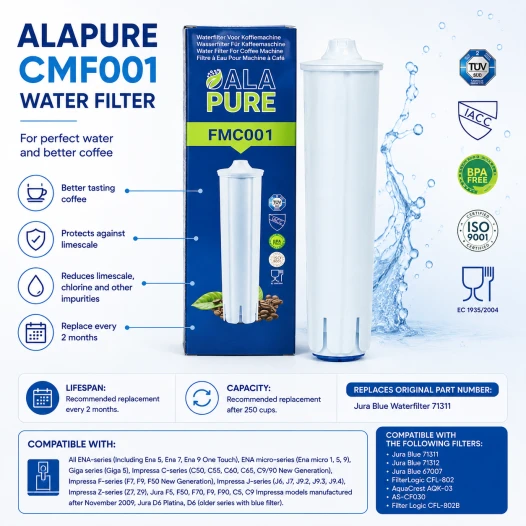 Alapure Waterfilter geschikt voor AquaCrest AQK-03