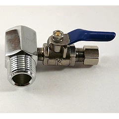 1/2 inch Kraanverlenging met Kogelkraan 3/8 Slang
