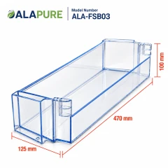Alapure Koelkast Flessenbak geschikt voor Bosch 472x121x99mm / 00744473