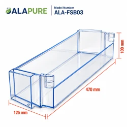Alapure Flessenbak geschikt voor Bosch Koelkast 00709646 / 470x130mm