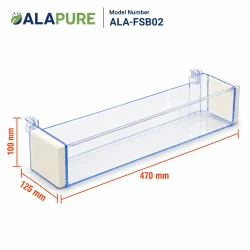 Alapure Flessenbak geschikt voor Bosch Koelkast  704760 / 00704760 / 470x125mm