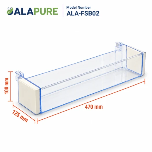 Alapure Flessenbak geschikt voor Bosch Koelkast  704760 / 00704760 / 470x125mm