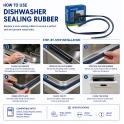 Afdichtingsrubber voor Vaatwasser C00141317 / 482000022949 / 141317