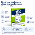 Alapure 3-in-1 Ontkalker / Ontvetter geschikt voor Haier / Candy / Hoover clean and care 35602755 (12 St.)