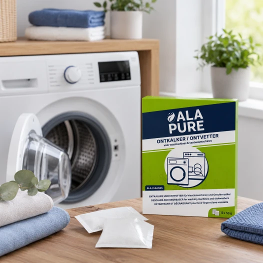 Alapure 3-in-1 Ontkalker / Ontvetter geschikt voor Haier / Candy / Hoover clean and care 35602755 (12 St.)