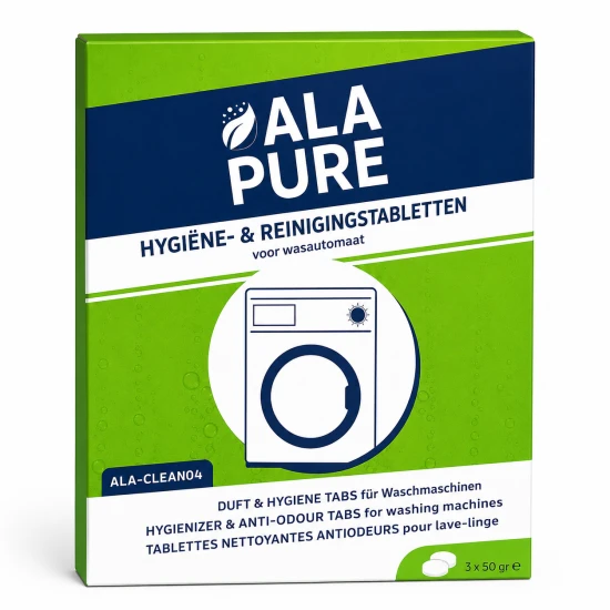 Alapure Reiniger en Geurverfrisser geschikt voor WPRO AFR301 / 484000001180 / 484000008427 / Powerfresh voor Wasmachines / DAFR108