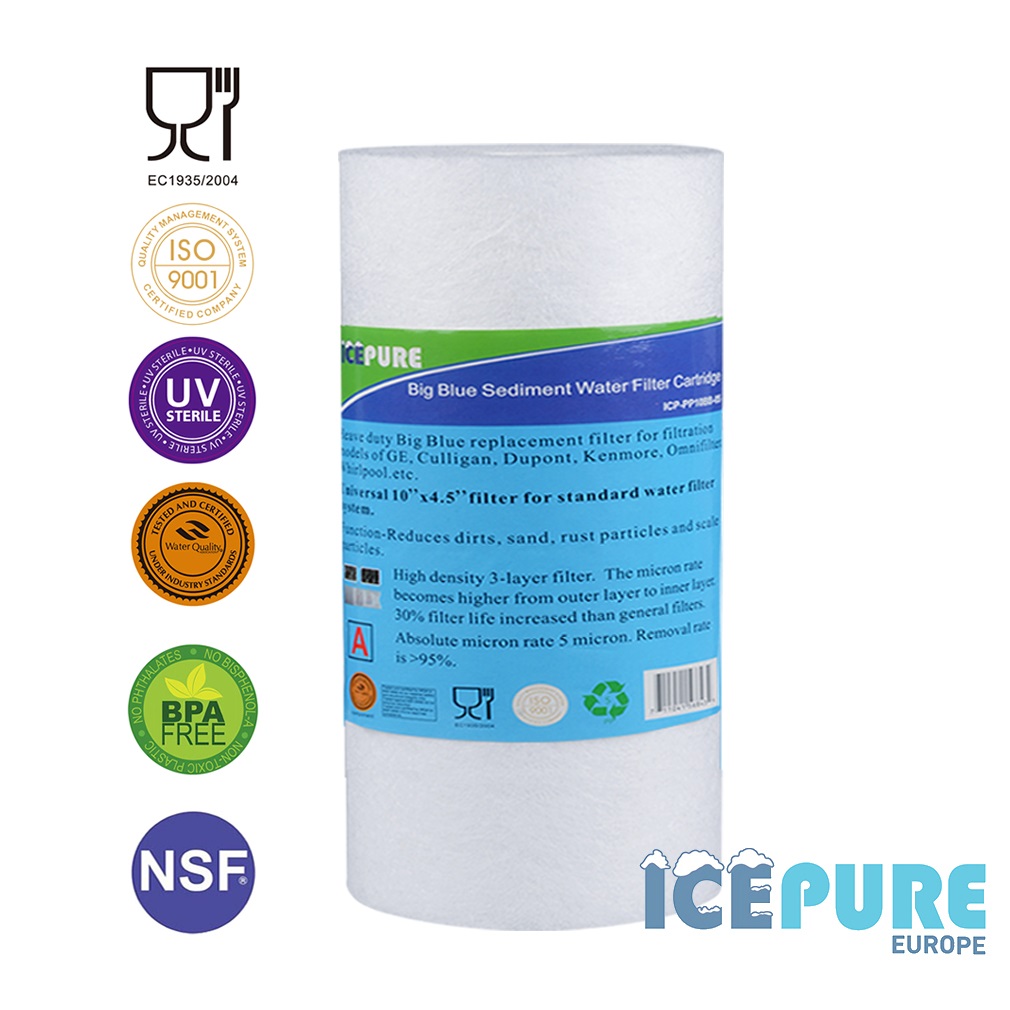 Alapure 10inch Big Blue Sedimentfilter 5 Micron ALA-PP10BB-05