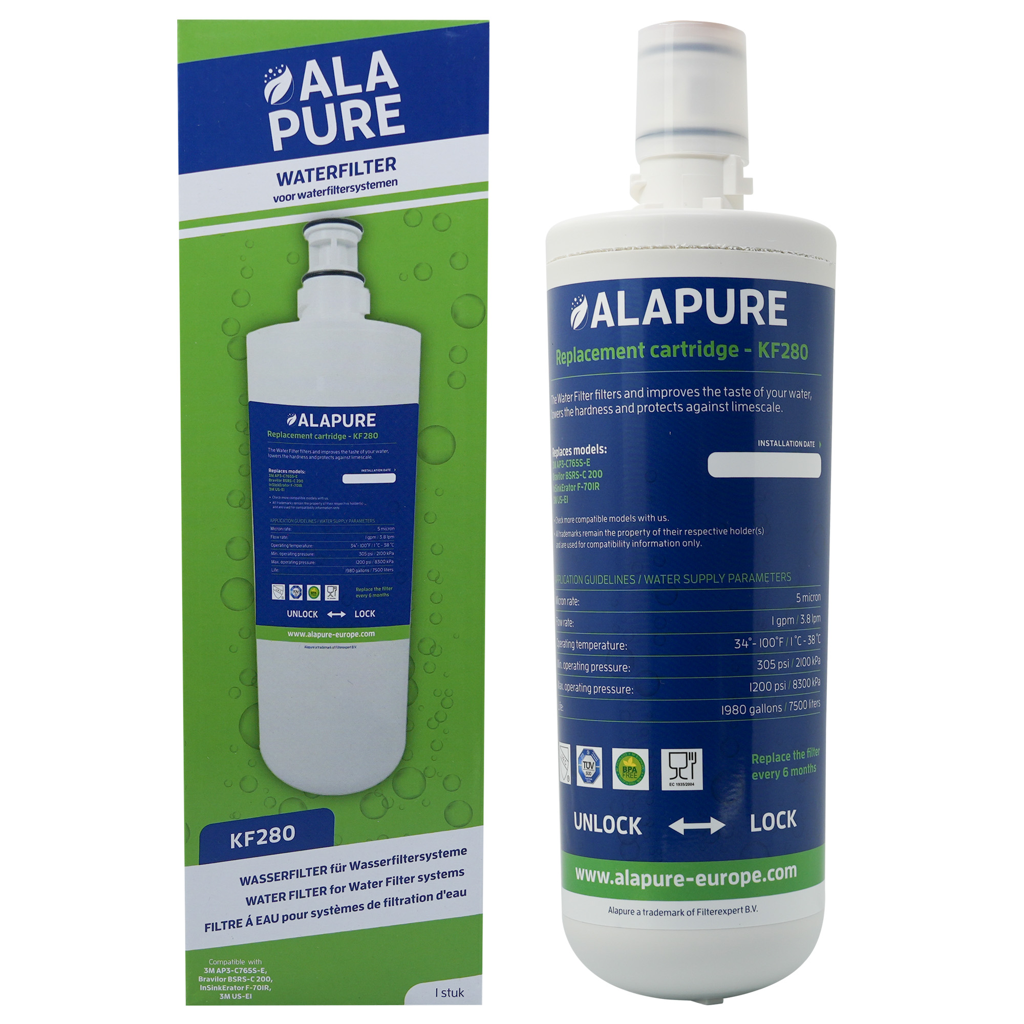Waterfilter voor 3M AP3-C765S-E
